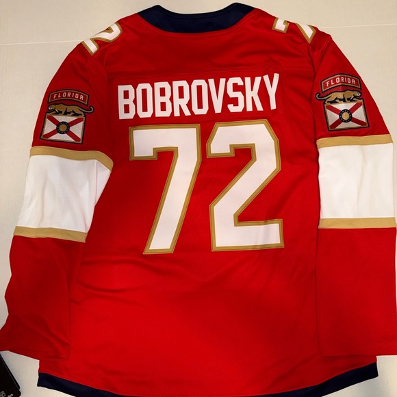 Florida Panthers Sergei Bobrovsky Fanatics 2025 Stanley Cup Jersey Men’s XL NWT - Picture 3 of 14